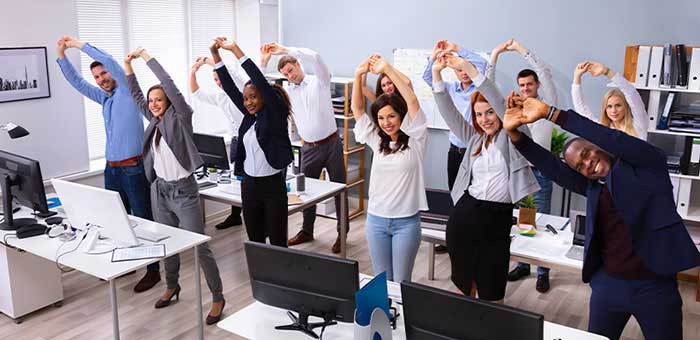 Stretches for at the office in Roseville