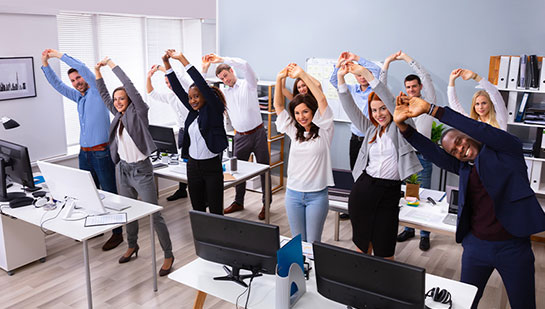 Stretches for at the office in Roseville