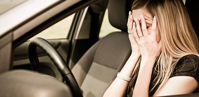 Driving after an auto accident in Roseville