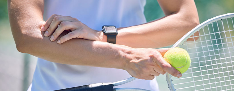 Patient needing Tennis Elbow treatment in Roseville